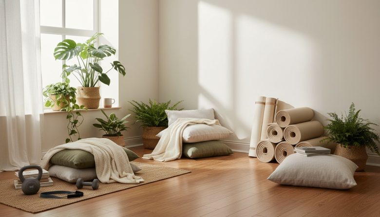 How to Set Up a Cozy Home Workout Space